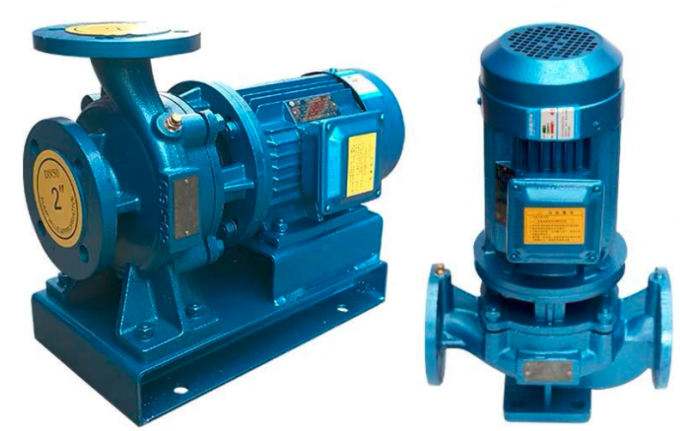 De horizontale Verticale Centrifugaal Elektrische Gedreven Motor van de Waterpomp ISW ISG